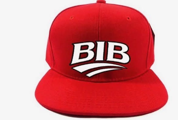 BIB snapback, red
