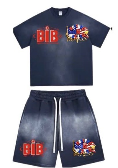 BIB flag set, navy