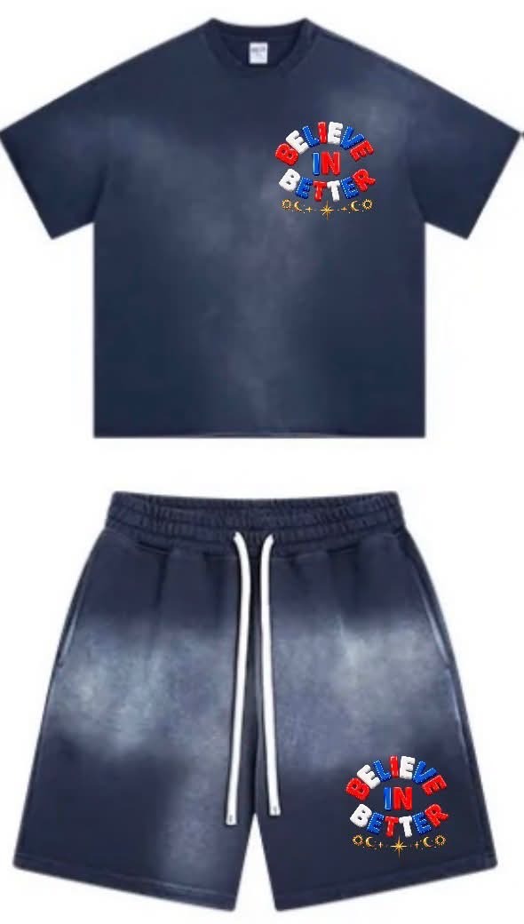 Chest logo set, navy