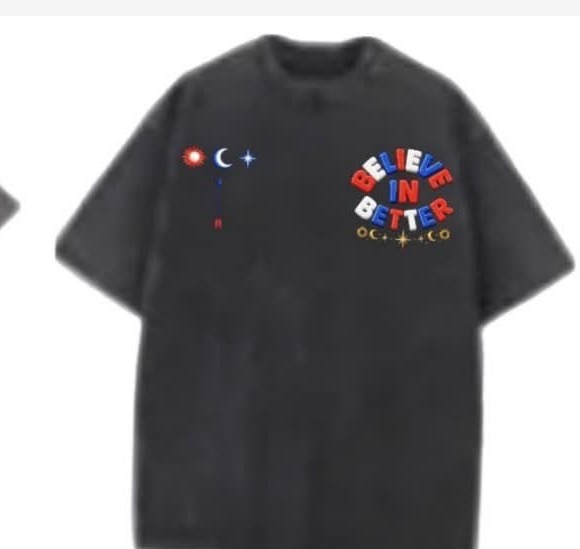 Believe In Better tee, black