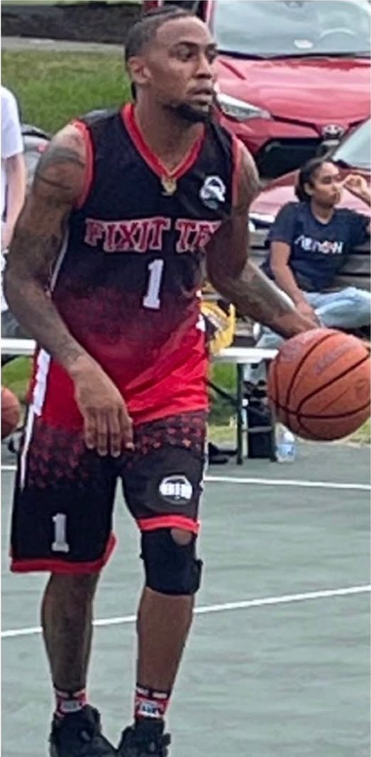 Fix It player number 1 bringing the ball up the court